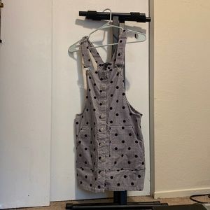 Forever 21 polka dot overall dress